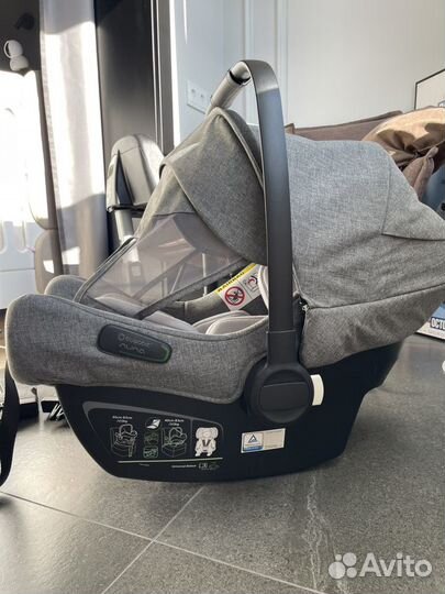 Автокресло Bugaboo Nuna + isofix + адаптеры