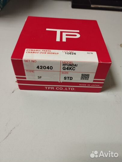 Кольца поршненые комплект на двигатель G4KC std