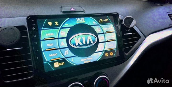 Магнитола 8 ядер Sim Kia Picanto 2