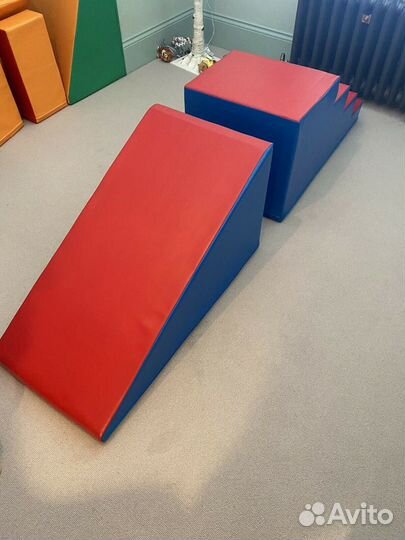 Мягкая горка и лесенка 2 м для детей от 3 лет