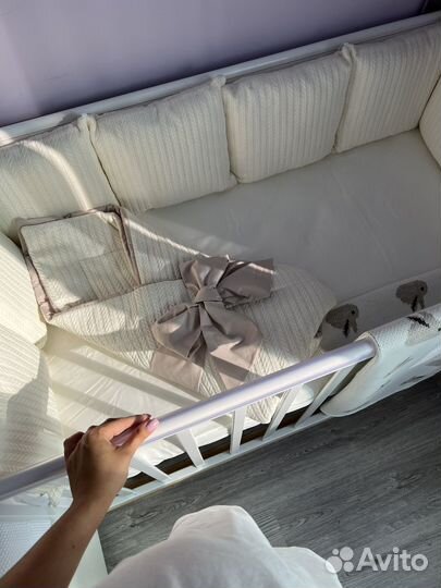 Бортики подушки в детскую кроватку