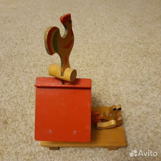 Игрушки СССР шарманка заюшкина избушка