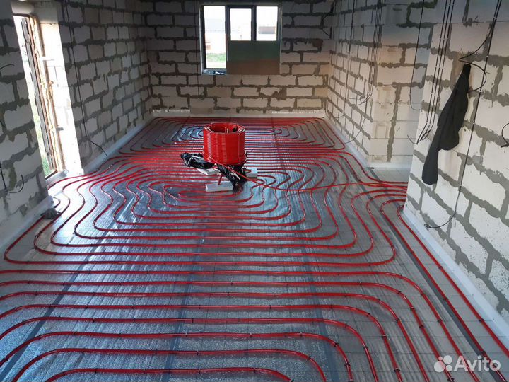 Монтаж отопления и теплых полов