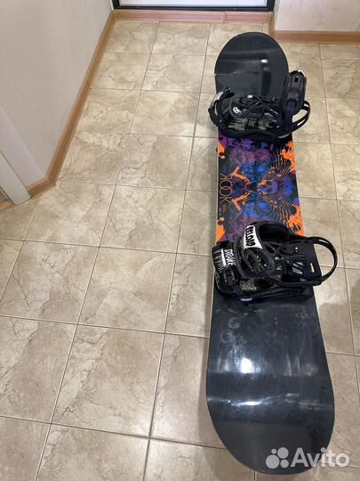 Сноуборд+ комплект крепления мужской
