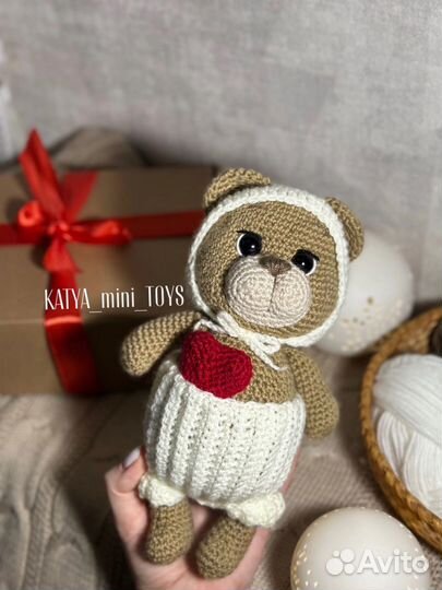 Вязаный мишка