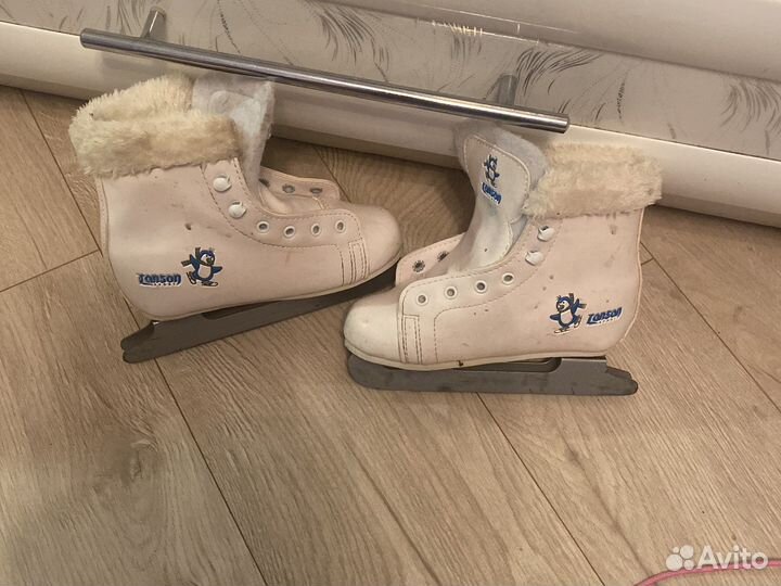 Коньки детские двухполозные 30