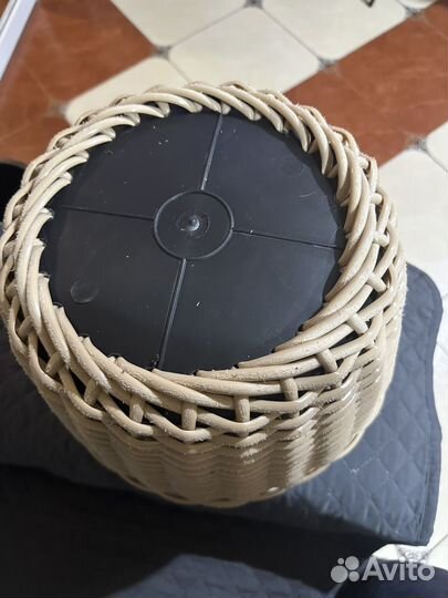 Кашпо из искусственного ротанга 12л