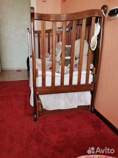 Краватка маятник Моника массив бука 120х60