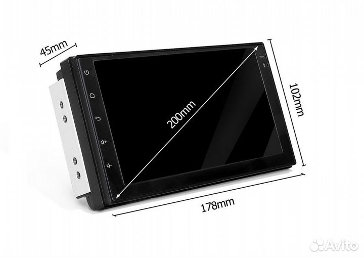 Магнитола 2 din android 7 дюймов 4 64
