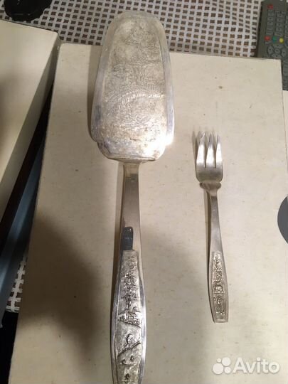 Набор столовых приборов для рыбы СССР