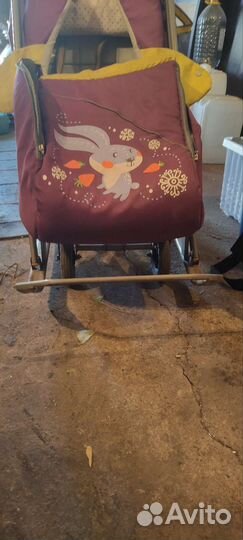 Сани раскладные детские