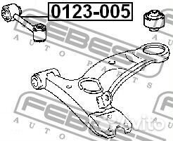 Тяга стабилизатора передняя 0123005