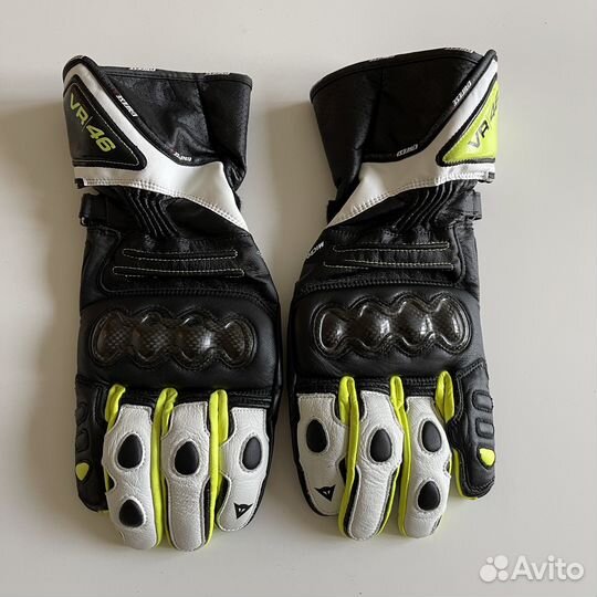 Мотоперчатки Dainese Carbon D1 VR46, размер 2XL