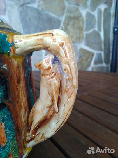 Крюшонница супница антикварная и 4 чашки Германия