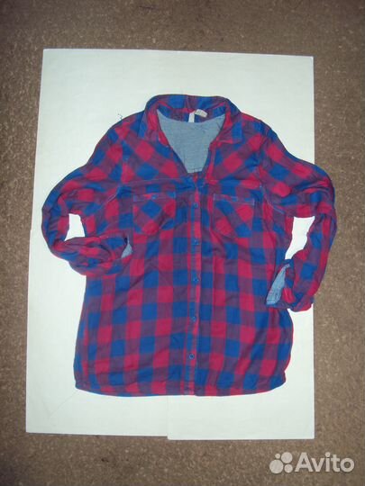 Блузка в клетку XS/S