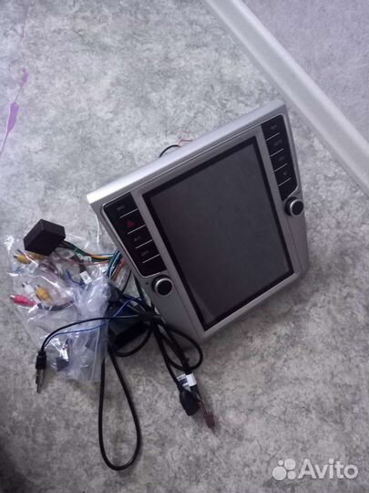 Магнитола в стиле tesla на vw passat b6,b7