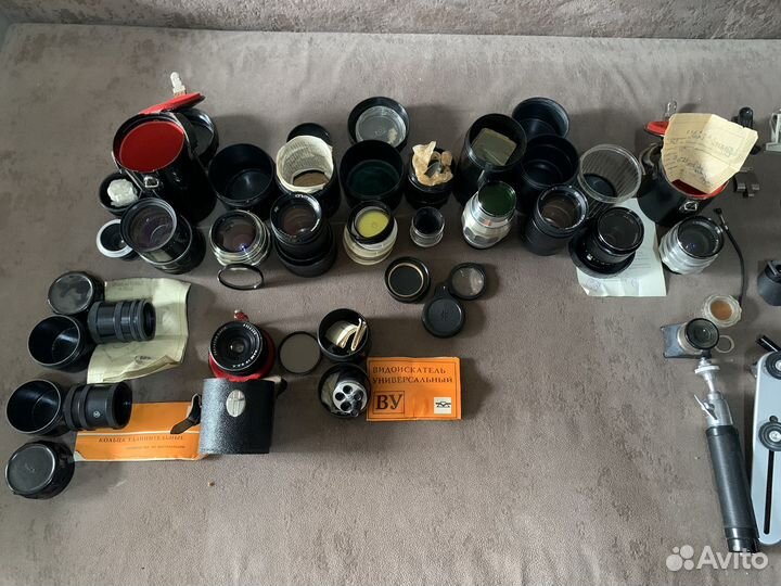 СССР и зарубежные объективы, камеры, аксессуары