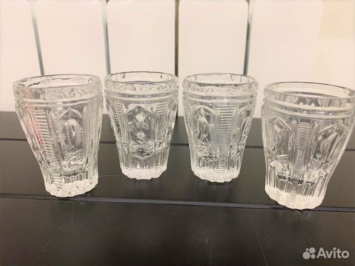 Хрустальные рюмки и стопки СССР