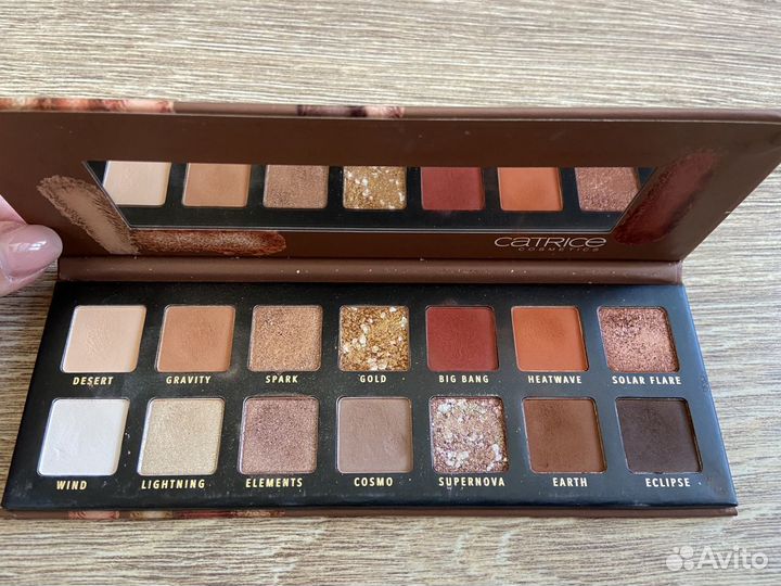 Палетка теней nyx, catrice, just