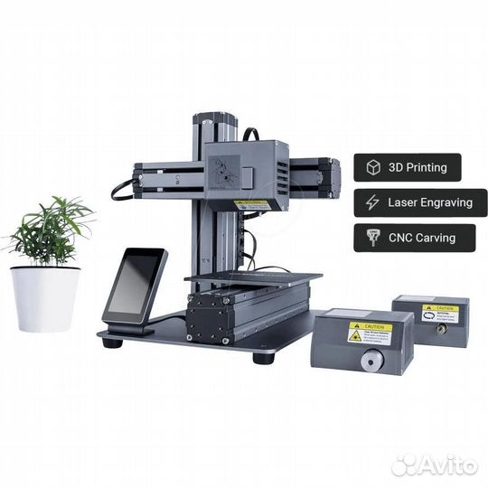 Snapmaker 3D принтер, лазерный гравер, фрезер