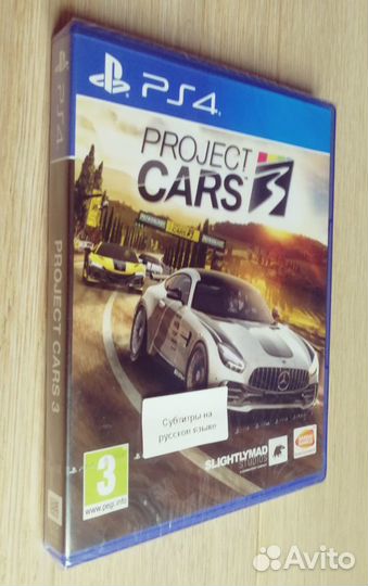 Project cars 3 PS4 (новый, русские субтитры)