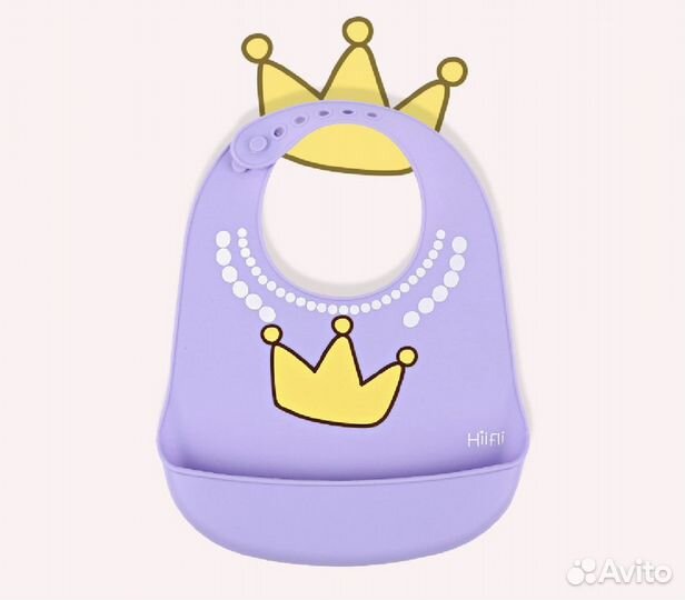 Слюнявчик силиконовый