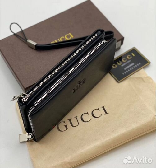 Кошелек мужской кожаный Gucci