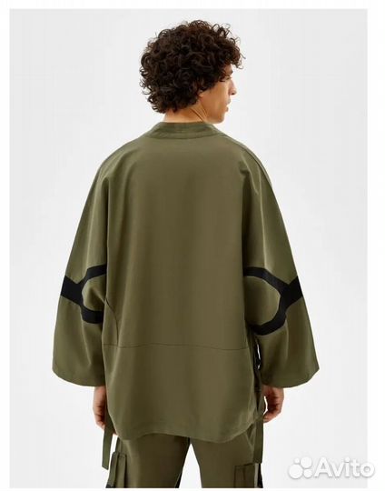 Bershka Рубашка Плотная куртка кимоно