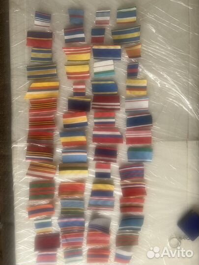 Лента под медали 60 видов 24мм