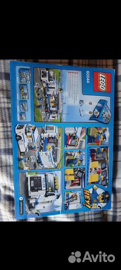 Набор Lego City 60044 полицейский фургон