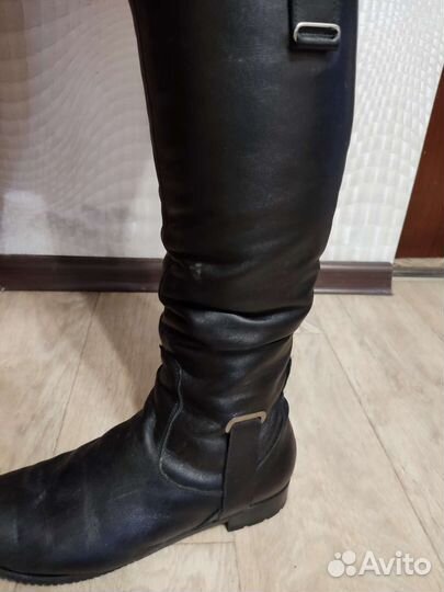 Сапоги натуральная кожа зима