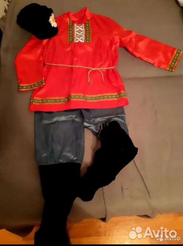 Костюм карнавальный русский народный на мальчика