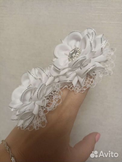 Нарядные бантики резинк для девочек