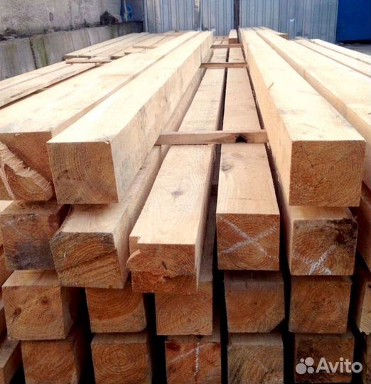 Брус обрезной ест. влажности опт