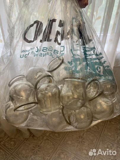 Банка стеклянная для спины, СССР