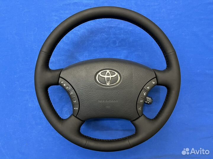 Оригинальный кожаный руль с подогревом Cruiser 100