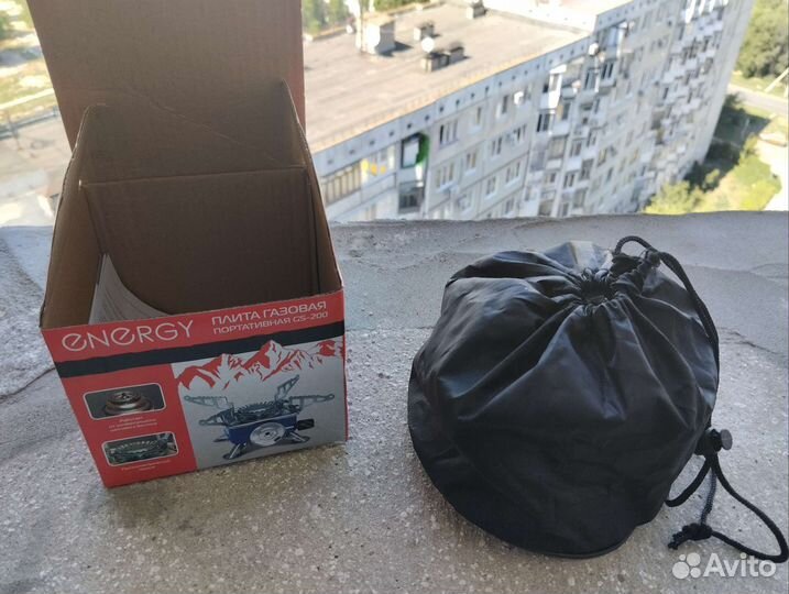 Портативная газовая плита с баллоном