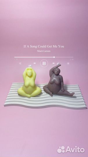 Свечи/декор из гипса (обмен на комнатные растения)