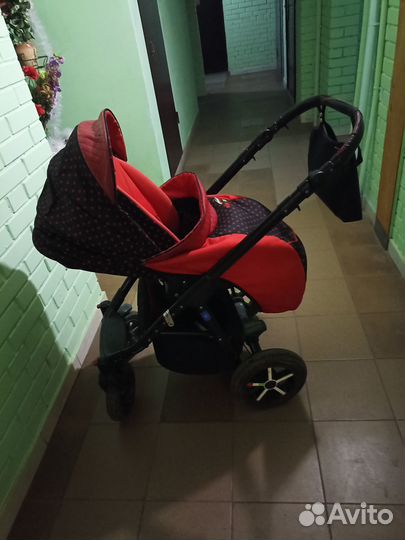Коляска Пепе эко 3 в 1 в хорошем состоянии