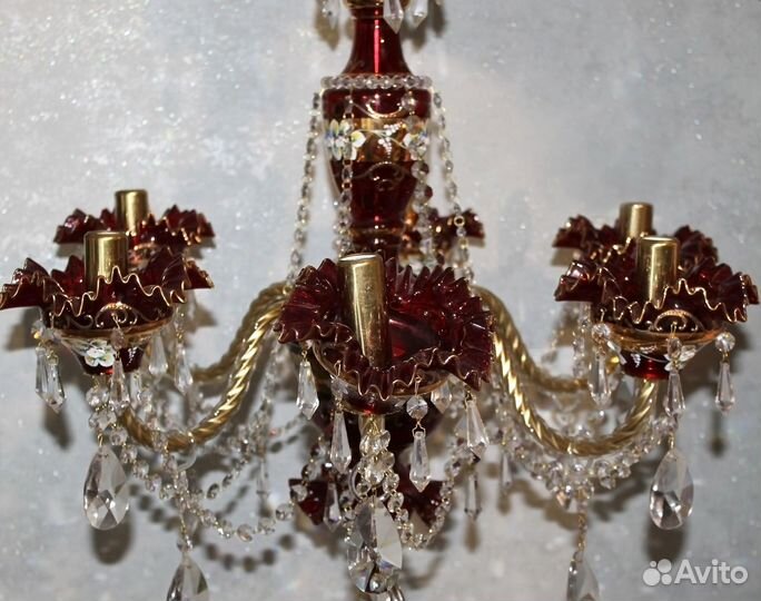 Бра и люстра Богемия