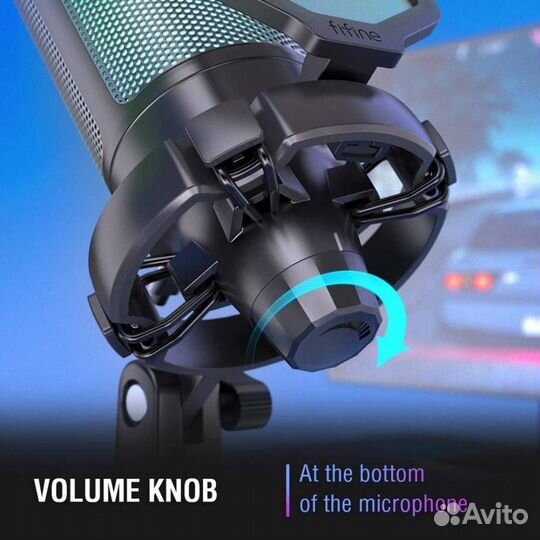 Студийный микрофон rgb Fifine A6V