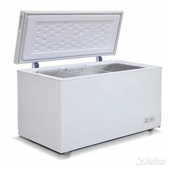 Морозильный ларь Бирюса 455 литров глухая крышка