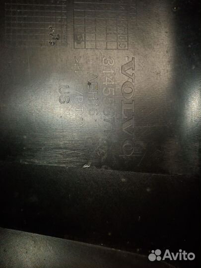 Накладка заднего бампера volvo s60 3 насадки