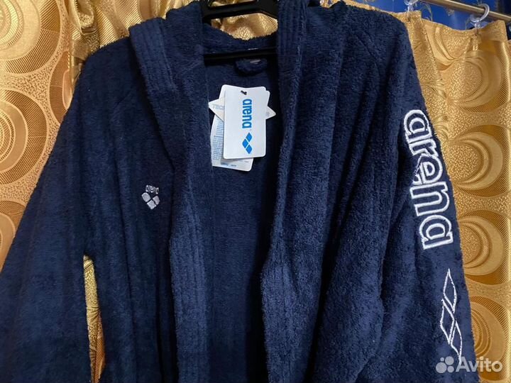 Мужской махровый халат Arena новый М 46-48