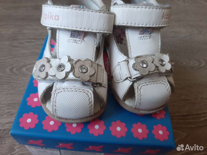 Босоножки для девочки б/у 17р
