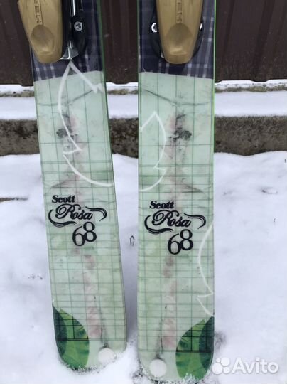 Горные лыжи Scott Rosa комплект