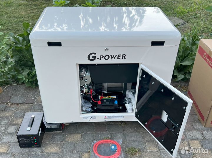 Газовый генератор 13 кВт g-power