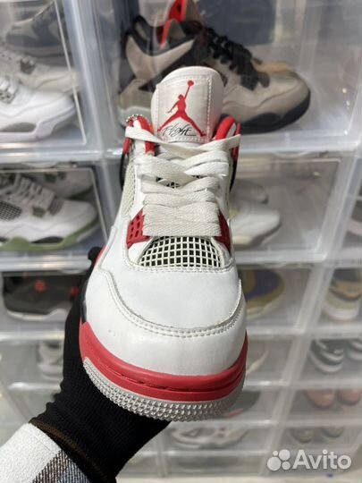 Кроссовки nike air jordan 4 Retro Fire Red