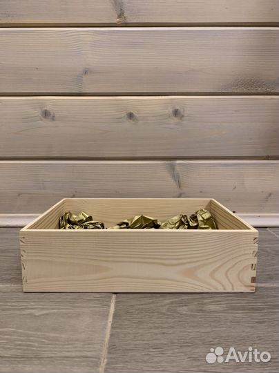 Коробка подарочная деревянная