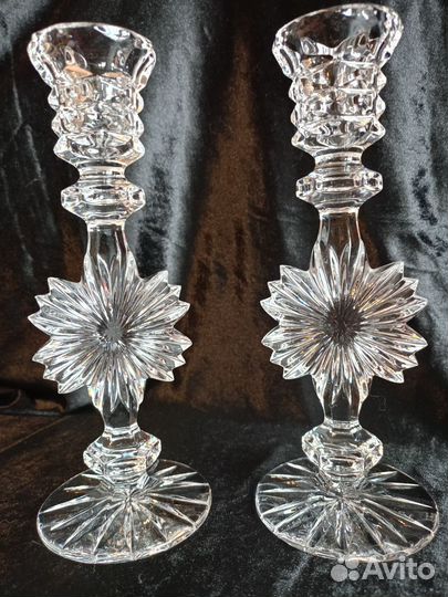 Хрустальные подсвечники времён СССР